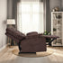 8-Point Electric Massage Recliner Chair - Leathaire Lounge Sofa Armchair AVERY BROWN