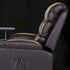 8-Point Electric Massage Recliner Chair - PU Leather Electric Lounge Sofa Armchair HARLOW BROWN