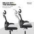 Work Office Chair - Lumber Support, Flip-up Armrest, Adjustable Headrest SITIO - Black