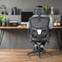 Work Office Chair - Lumber Support, Flip-up Armrest, Adjustable Headrest SITIO - Black