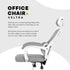 Ergonomic Reclining Office Chair - Lumbar Support, Adjustable Headrest VELTRA - GREY
