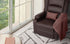 Home Recliner Chair - PU Leather Sofa Lounge Armchair MARLO BROWN
