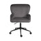Desk Armchair - Home Office Swivel Chair Adjustable Height Seat PLUME GREY