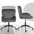 Desk Armchair - Home Office Swivel Chair Adjustable Height Seat PLUME GREY