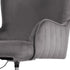 Desk Armchair - Home Office Swivel Chair Adjustable Height Seat PLUME GREY