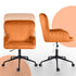 Desk Armchair - Home Office Swivel Chair Adjustable Height Seat PLUME ORANGE