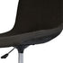 2 Set Office Desk Chair - Loop Yarn Fabric Home Swivel Chair Cut-Out Seat HALO BLACK