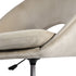 Office Desk Chair - Velvet Home Office Swivel Computer Seat COVE CREAM