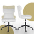 Office Desk Chair - PU Leather Home Office Swivel Chair Computer Seat WHITE