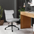 Office Desk Chair - PU Leather Home Office Swivel Chair Computer Seat WHITE