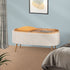 Coffee Table Storage Ottoman - Corduroy Padded Blanket Box Bench ESME CREAM