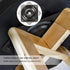 2X Wooden Bar Stool Dining Chair Leather LEILA 72cm BLACK