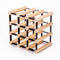 Timber Wine Rack Storage Cellar Organiser 12 Bottle
