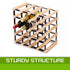 Timber Wine Rack Storage Cellar Organiser 20 Bottle