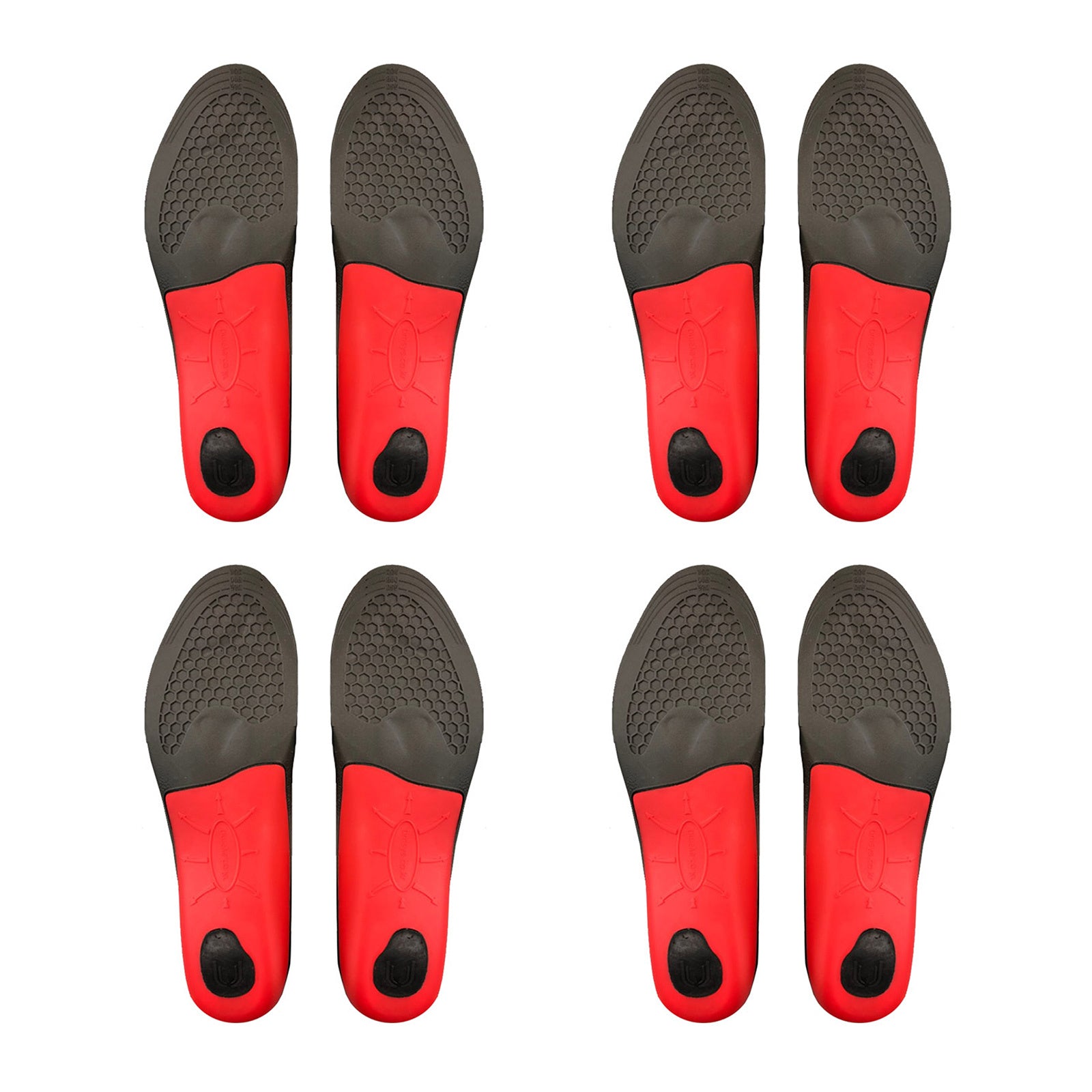 4X Pair Full Whole Insoles Shoe Inserts M Size Arch Support Foot Pads