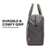 Shopper Bag Travel Duffle Bag Foldable Laptop Luggage Nylon KO-BOSTON KHAKI