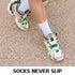 5X Rexy 3D Seamless Crew Socks Medium Slim Breathable BLACK