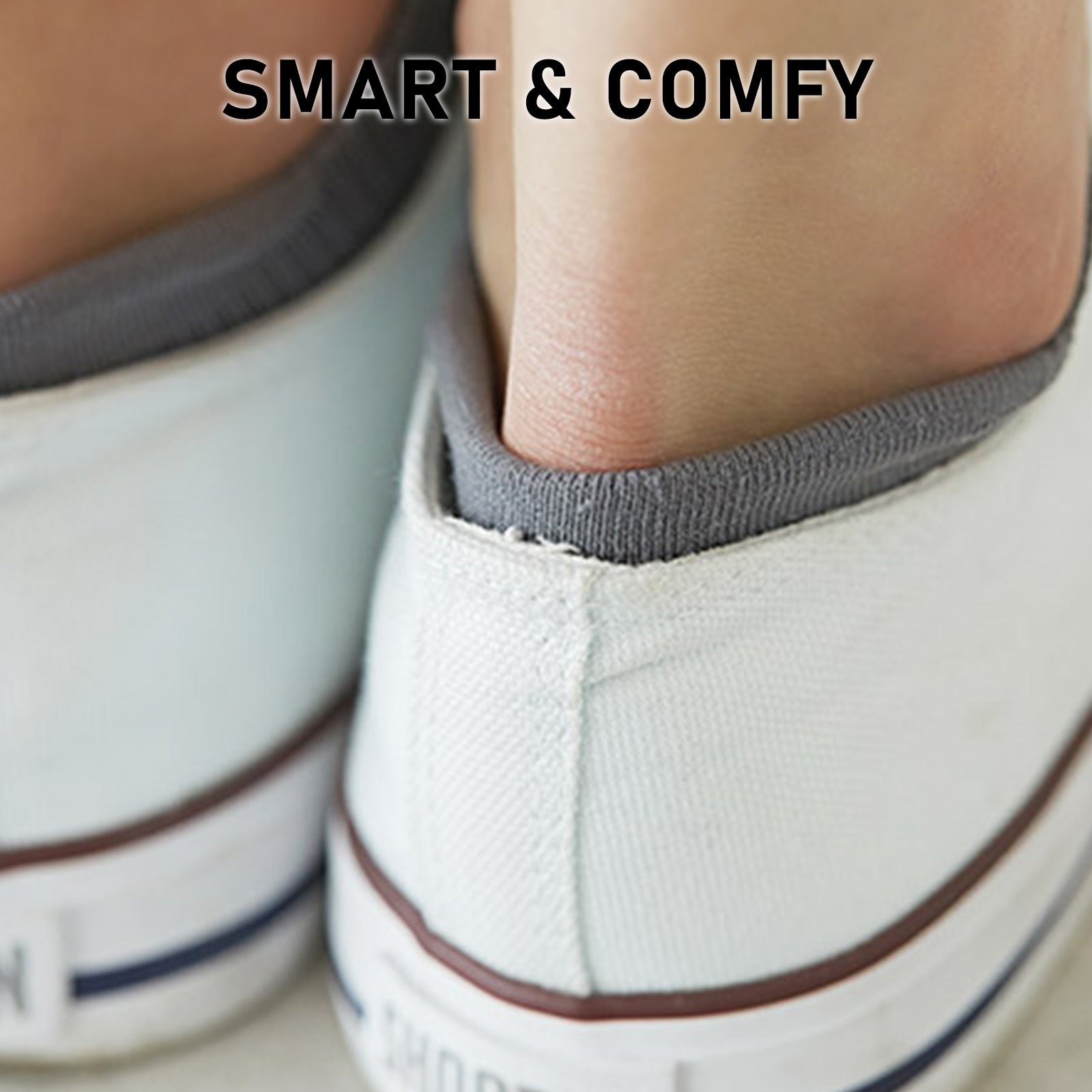 3X  Cushion No Show Ankle Socks Medium Non-Slip Breathable WHITE