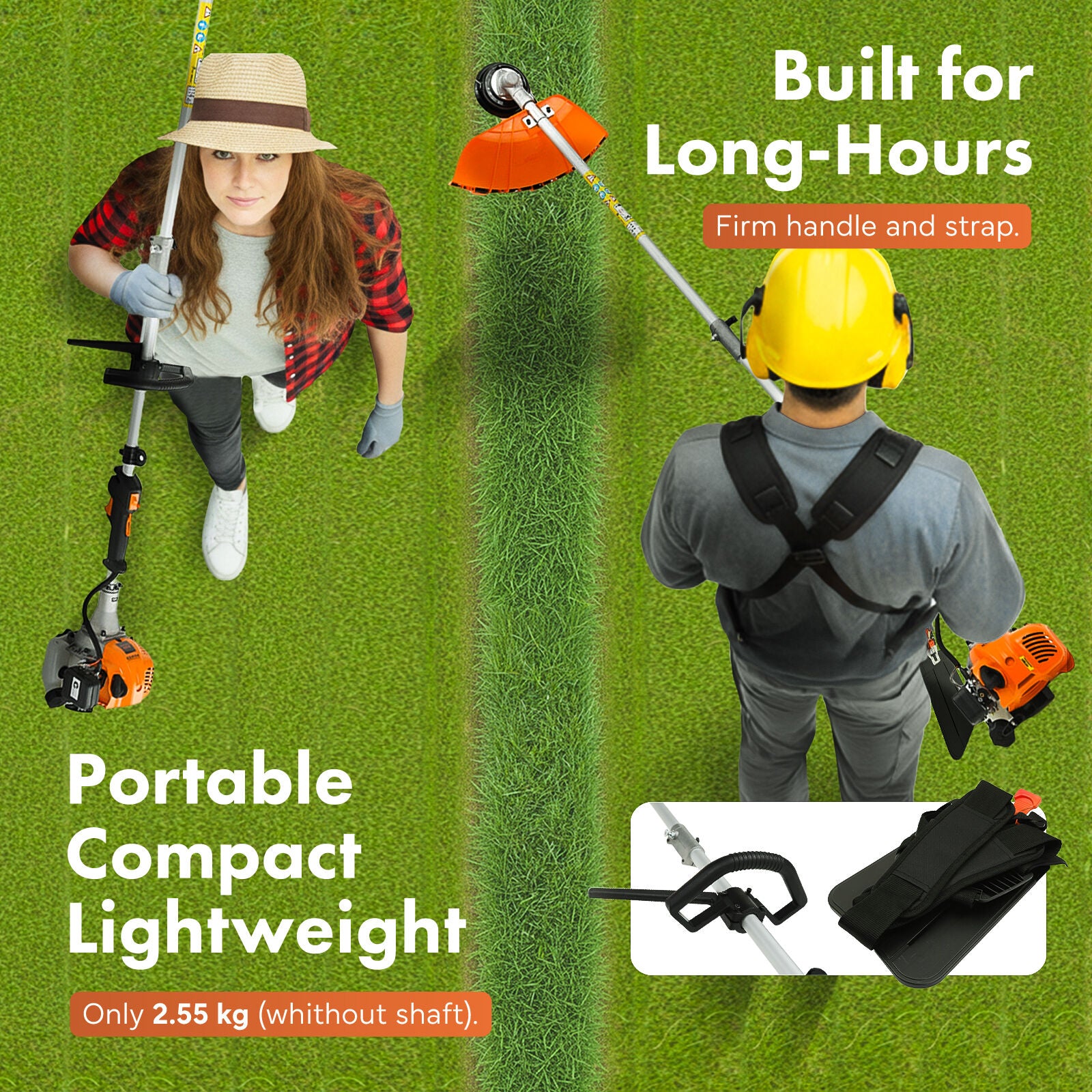 Dynamic Power 26cc Petrol Whipper Snipper Brush Cutter + 1 Blade