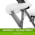 Aluminium Portable Beauty Massage Foldable Chair Table WHITE