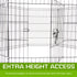 Pet Playpen Foldable Dog Cage 8 Panel 24in