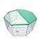 Pet Playpen Foldable Dog Cage 8 Panel 24in with Cover