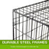 Wire Dog Cage Foldable Crate Kennel 42in with Tray