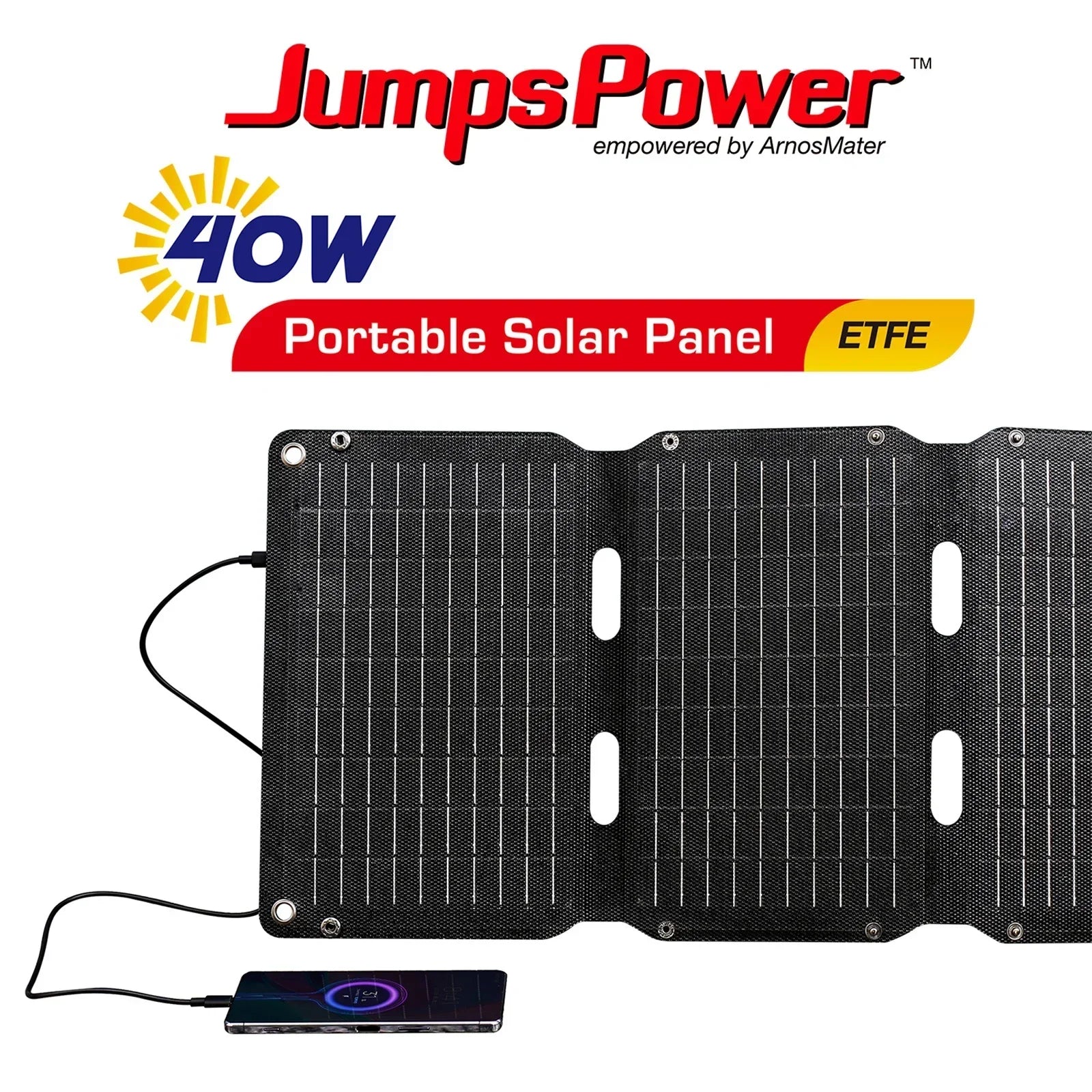 40W Solar Panel Portable Charger  Power Generator Foldable