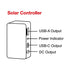 40W Solar Panel Portable Charger  Power Generator Foldable