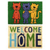 YES4HOMES 2 x Doormat for Front Door Entryway Cursive Natural Coconut Coir Floor mat Outdoor 40x60cm