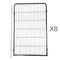 8 Panel 120 cm Heavy Duty Pet Dog Cat Rabbit Exercise Extension Playpen Puppy Rabbit Fence