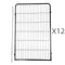 12 Panel 120 cm Heavy Duty Pet Dog Cat Rabbit Exercise Extension Playpen Puppy Rabbit Fence