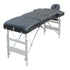 YES4HOMES 3 Fold Portable Aluminium Massage Table Massage Bed Beauty Therapy Black