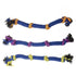 YES4PETS 3 x Dog Toy Tug-of-War Knotted Cotton Rope Pet Toy 54cm Long Chew Rope Play Dental