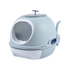 Cat Toilet Litter Box Tray House W Sky window Drawer Photocatalyst Purifier Blue