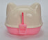 YES4PETS Large Hooded Cat Toilet Litter Box Tray House With Scoop Pink