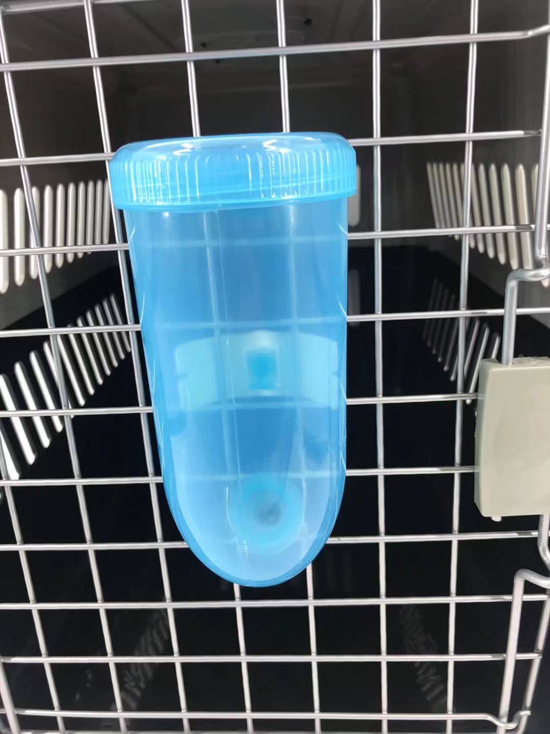 500ml Dog Cat Hamster Rabbit Water Bottle Hanging Drinking Dispenser Feeder Blue