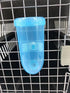 500ml Dog Cat Hamster Rabbit Water Bottle Hanging Drinking Dispenser Feeder Blue