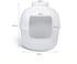 YES4PETS Multifunctional Cat Litter Box Pet Cat House Semi-Enclosed White