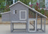 YES4PETS Grey Large Chicken Coop Rabbit Hutch Ferret Guinea Pig Cage Hen Chook Cat Kitten House