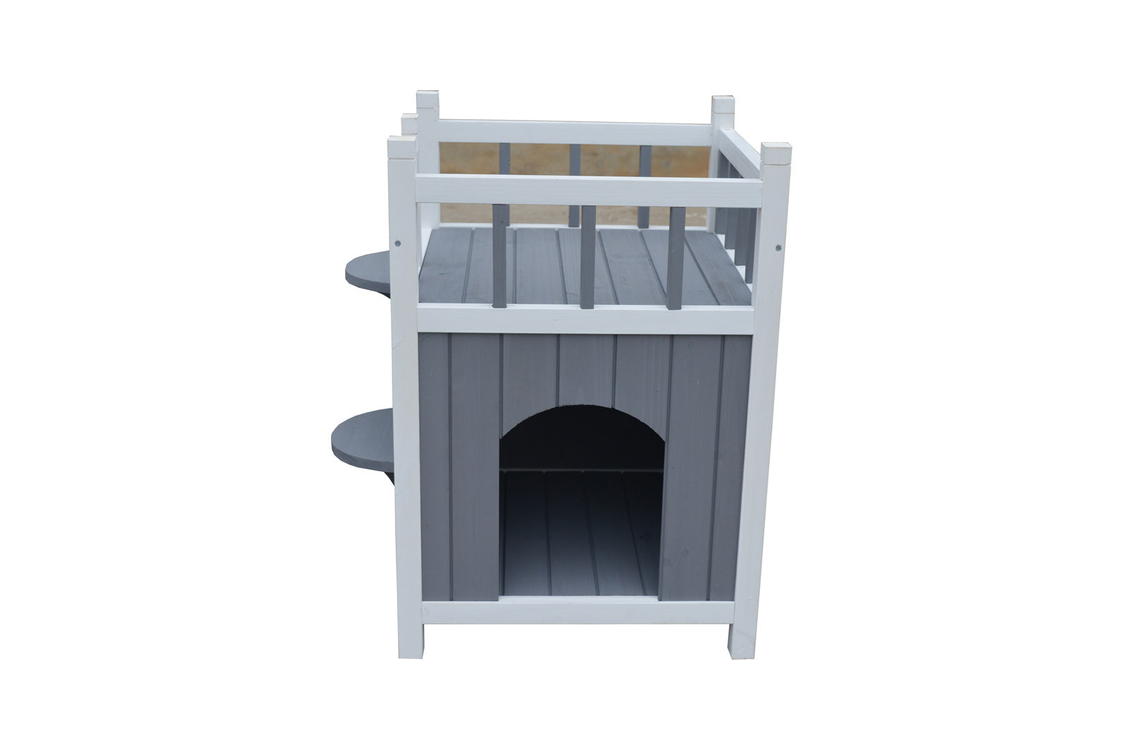 YES4PETS Cat Shelter Condo with Escape Door Rabbit Kitty House Cave