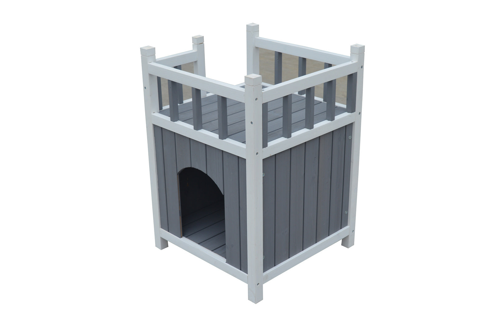 YES4PETS Cat Shelter Condo with Escape Door Rabbit Kitty House Cave