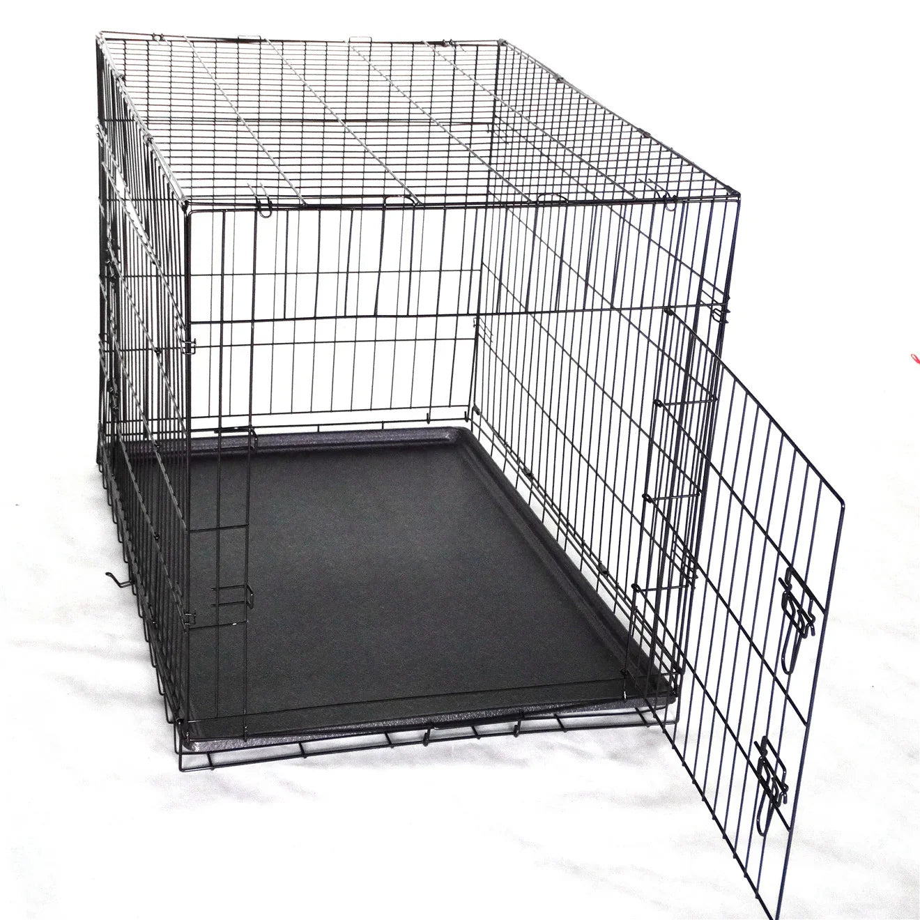 36' Collapsible Metal Dog Cat Puppy Crate Cage Cat Rabbit Carrier