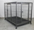 XL Metal Pet Cage – Heavy‑Duty Crate, Wheels, Dual Doors, Removable Tray
