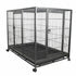XL Metal Pet Cage – Heavy‑Duty Crate, Wheels, Dual Doors, Removable Tray