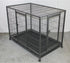 XL Metal Pet Cage – Heavy‑Duty Crate, Wheels, Dual Doors, Removable Tray