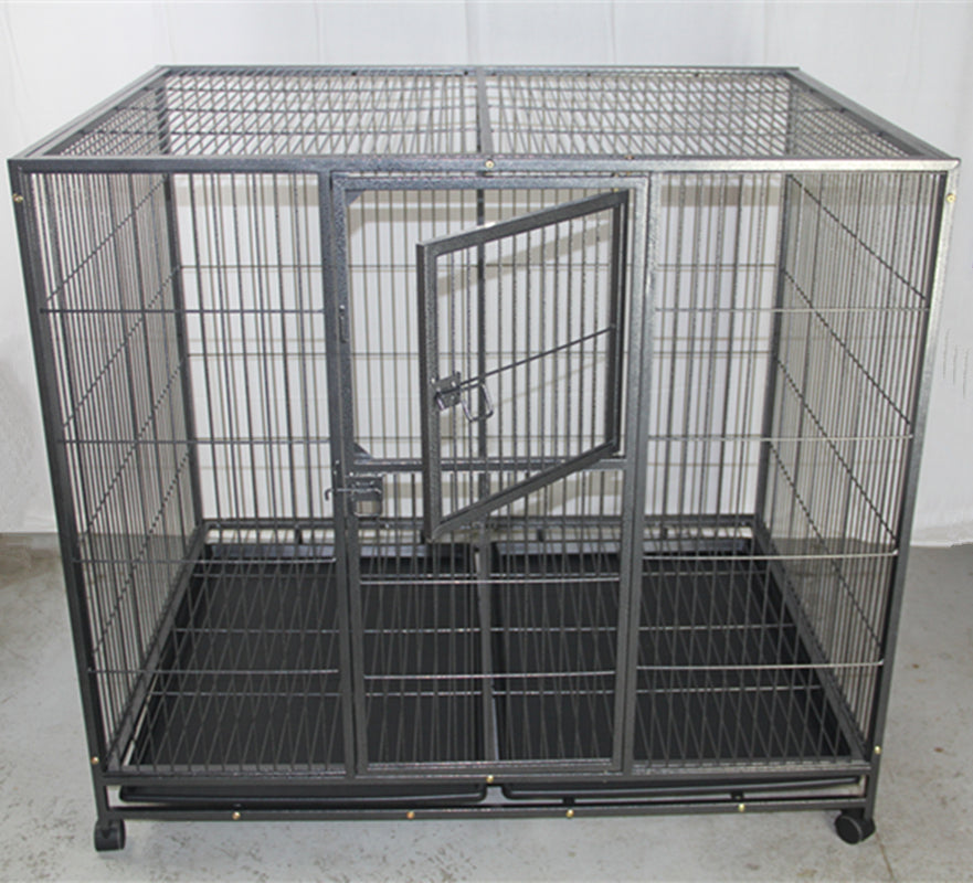 XXL Pet Dog Cat Parrot Cage Metal Crate Kennel Portable Puppy Cat Rabbit House