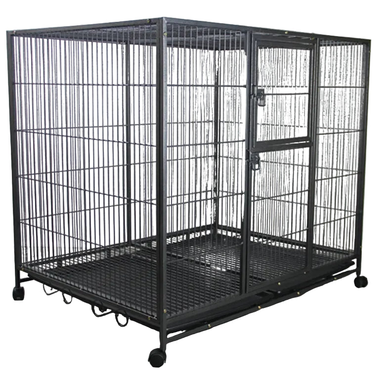 XXL Pet Dog Cat Parrot Cage Metal Crate Kennel Portable Puppy Cat Rabbit House