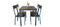 YES4HOMES 5 Piece Kitchen Dining Room Table and Chairs Set Furniture