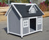 YES4PETS Grey Large Timber Pet Dog Puppy Wooden Cabin  Kennel Timber House
